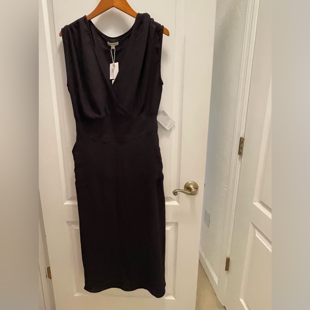 Max Studio Black Midi Dress